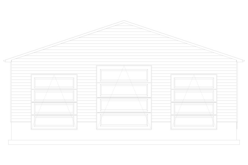 Home Plan - Exterior - Front Elevation 5 for Traditional House Plan #1060-71, 0 bath