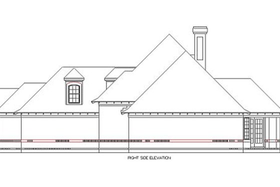 Exterior - Other Elevation for European House Plan #45-356 - 3 bed, 2.5 bath
