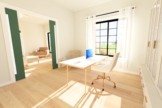 Interior - Other 1 for Farmhouse House Plan #126-295 - 1 bed, 1 bath