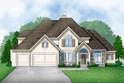 Traditional Style House Plan - 4 Beds 3 Baths 3883 Sq/Ft Plan #67-295 