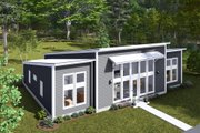 Modern Style House Plan - 3 Beds 2 Baths 1695 Sq/Ft Plan #513-2285 Exterior 