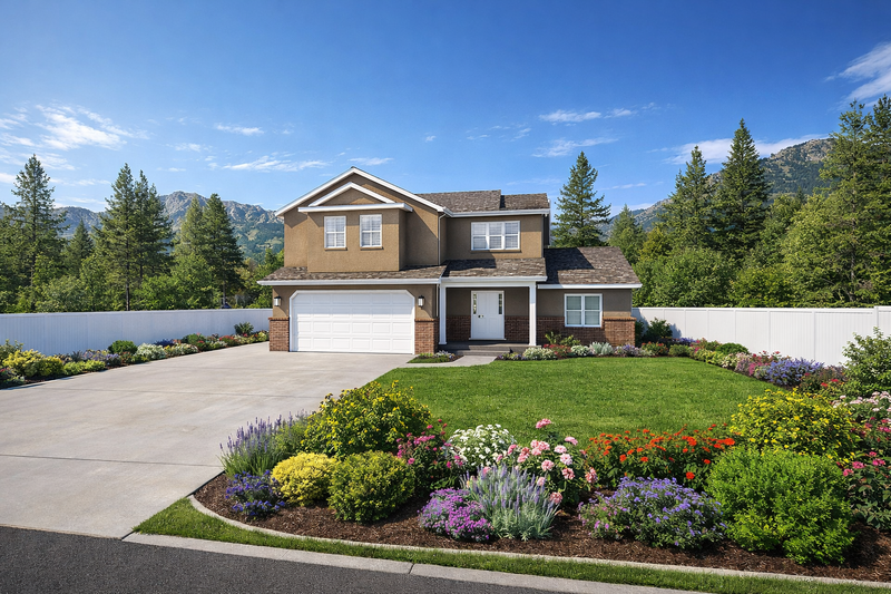 Architectural House Design - Exterior - Front Elevation 3 for Traditional House Plan #1060-448 - 3 bed, 2.5 bath