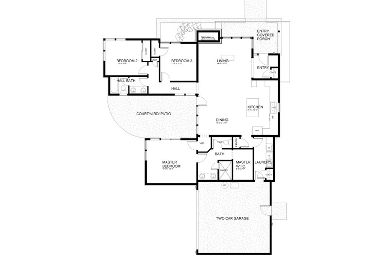 Modern Style House Plan 3 Beds 2 Baths 1731 Sq Ft Plan 5 60 Houseplans Com