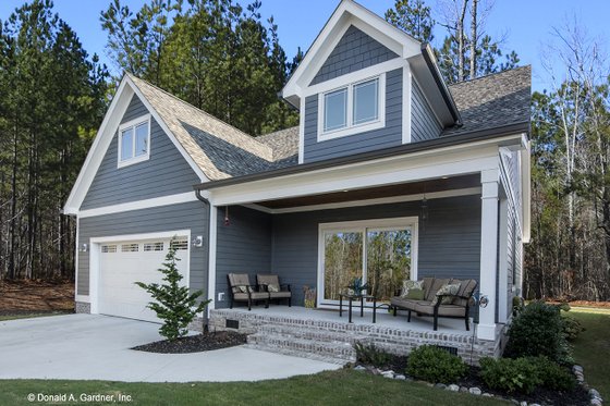 Exterior - Rear Elevation for Traditional House Plan #929-770 - 3 bed, 2.5 bath