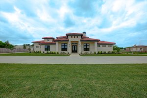 Mediterranean Exterior - Front Elevation Plan #1110-34