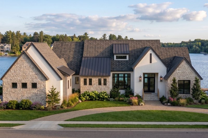 Architectural House Design - Exterior - Front Elevation 3 for Cottage House Plan #455-797 - 3 bed, 3 bath
