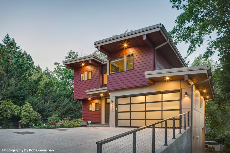 Dream House Plan - Exterior - Front Elevation 3 for Contemporary House Plan #48-656 - 4 bed, 3.5 bath