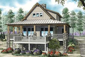 Exterior - Front Elevation 4 for Farmhouse House Plan #17-2359 - 3 bed, 2.5 bath