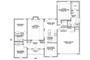 Traditional Style House Plan - 3 Beds 2 Baths 1802 Sq/Ft Plan #81-289 