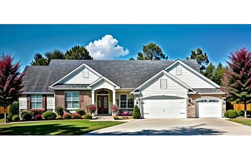 Craftsman Style House Plan - 3 Beds 2 Baths 1540 Sq/Ft Plan #58-180