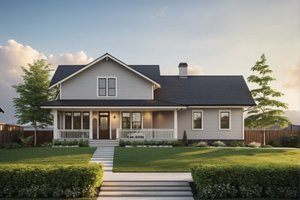 Farmhouse Exterior - Front Elevation Plan #112-276
