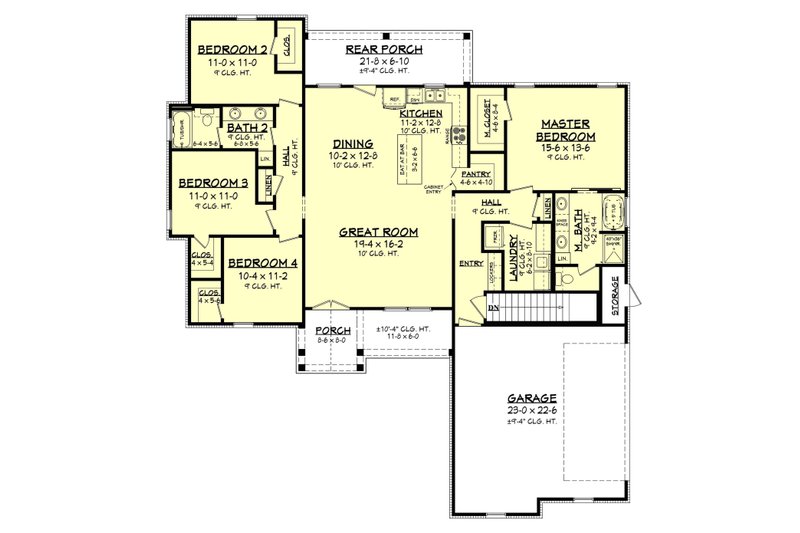 Dream House Plan - Basement Stair Location