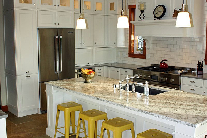 House Blueprint - Interior - Kitchen for European House Plan #1070-6 - 5 bed, 4 bath
