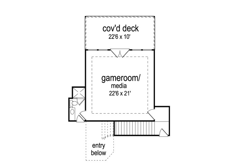House Design - Floor Plan - Upper Floor for Tudor House Plan #84-613 - 4 bed, 3.5 bath