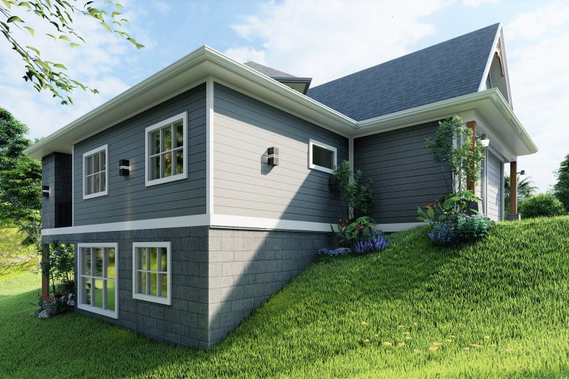 House Plan Design - Exterior - Other Elevation 1 for Ranch House Plan #54-420 - 3 bed, 2 bath