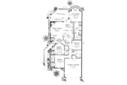 European Style House Plan - 3 Beds 3 Baths 2256 Sq/Ft Plan #310-485 