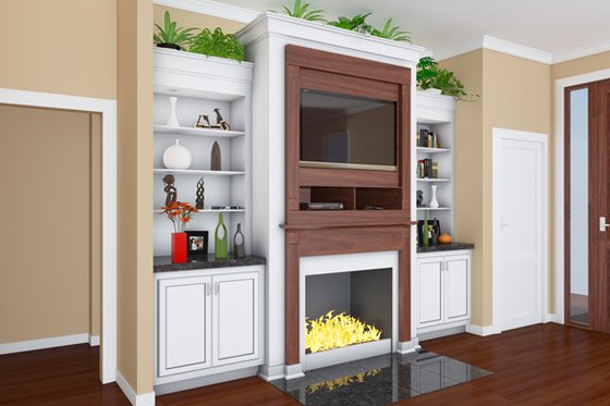 Interior - Family Room for Country House Plan #21-354 - 3 bed, 2.5 bath