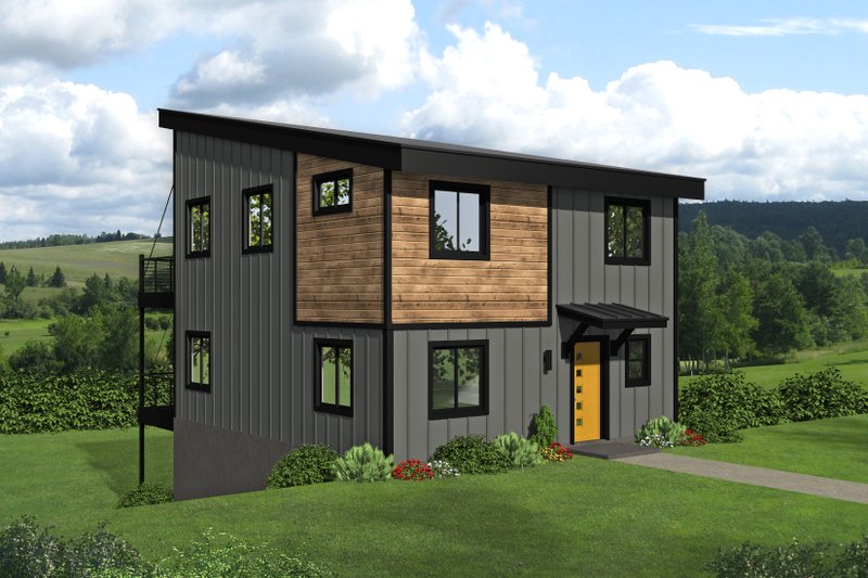 House Design - Modern Exterior - Front Elevation Plan #932-423