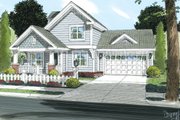 Craftsman Style House Plan - 3 Beds 2.5 Baths 1132 Sq/Ft Plan #513-2054 