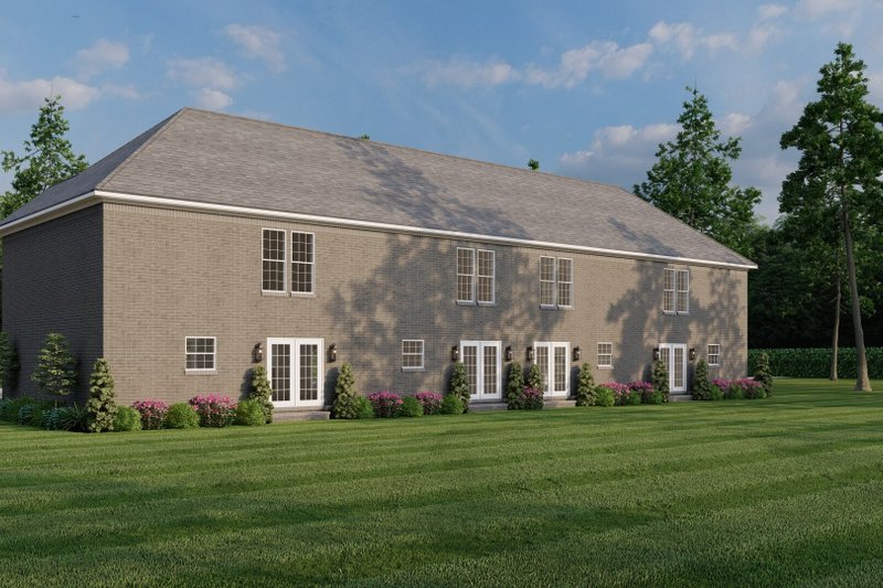 House Blueprint - Exterior - Other Elevation 2 for Traditional House Plan #17-623 - 2 bed, 2.5 bath