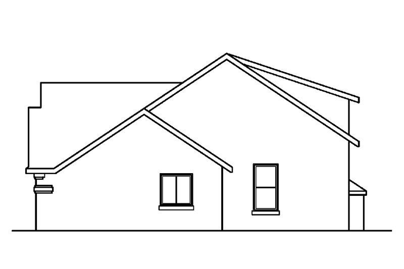 Home Plan - Exterior - Other Elevation 1 for Traditional House Plan #124-354 - 3 bed, 2 bath