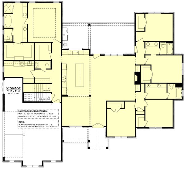 House Blueprint - Country Floor Plan - Other Floor Plan #430-268