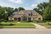 Country Style House Plan - 3 Beds 3 Baths 2203 Sq/Ft Plan #20-130 Exterior 