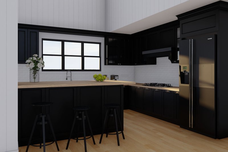 Architectural House Design - Interior - Kitchen for Modern House Plan #923-433 - 3 bed, 2 bath