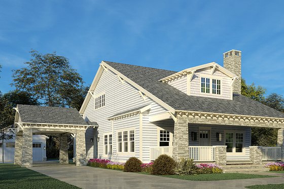 Exterior - Other Elevation for Country House Plan #923-149 - 3 bed, 3.5 bath