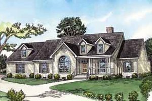 Traditional Exterior - Front Elevation Plan #16-283