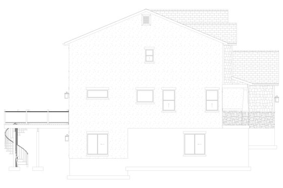 Exterior - Other Elevation 1 for Craftsman House Plan #1060-246 - 5 bed, 3.5 bath