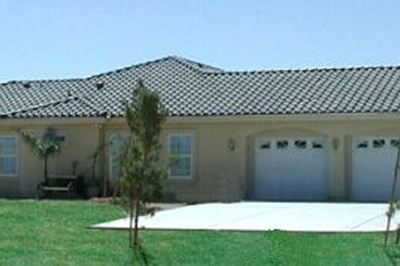 Dream House Plan - Exterior - Other Elevation for Mediterranean House Plan #1-812 - 4 bed, 3.5 bath