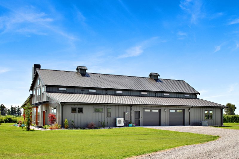 House Blueprint - Photo 3 for Barndominium House Plan #1070-275 - 1 bed, 1.5 bath