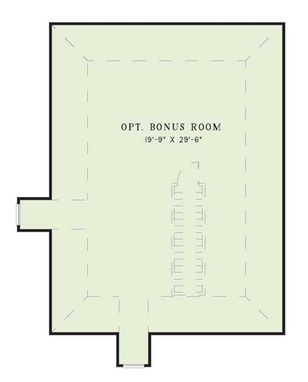 Country Floor Plan - Upper Floor Plan #17-1018