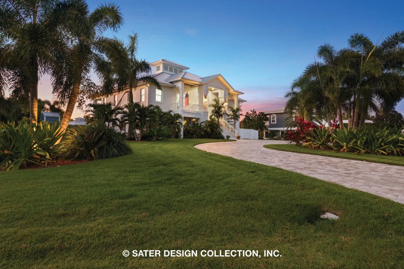Architectural House Design - Exterior - Front Elevation 4 for Beach House Plan #930-530 - 4 bed, 3 bath