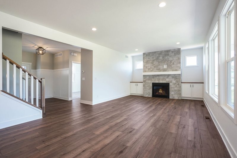 Home Plan - Interior - Family Room for Farmhouse House Plan #20-2362 - 3 bed, 3 bath