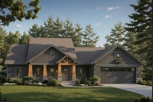 Dream House Plan - Exterior - Front Elevation for Craftsman House Plan #21-664 - 3 bed, 2 bath