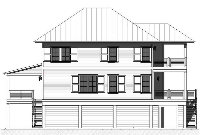 Dream House Plan - Exterior - Other Elevation for Beach House Plan #901-166 - 3 bed, 3.5 bath