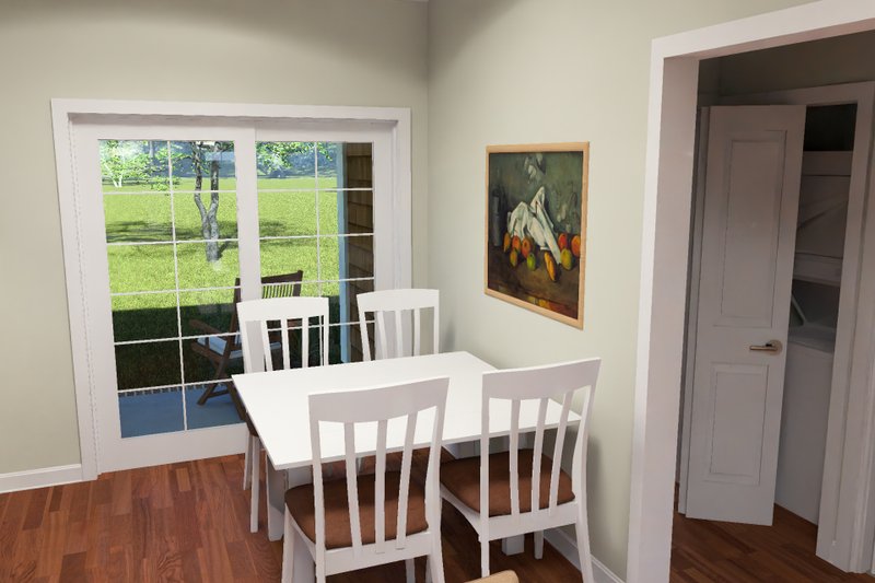 House Blueprint - Interior - Dining Room for Cottage House Plan #513-2450 - 2 bed, 1 bath