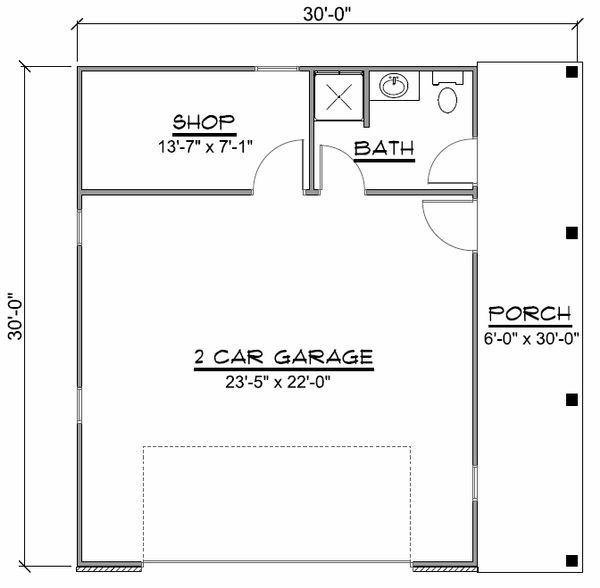Dream House Plan - Country Floor Plan - Main Floor Plan #1064-51