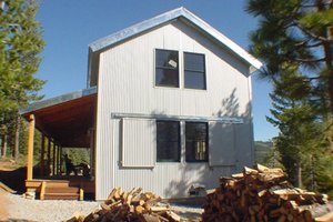 Exterior - Other Elevation for Cabin House Plan #452-3 - 2 bed, 2 bath