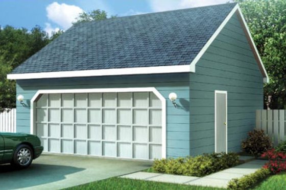 Exterior - Front Elevation for Traditional House Plan #312-741, 0 bath