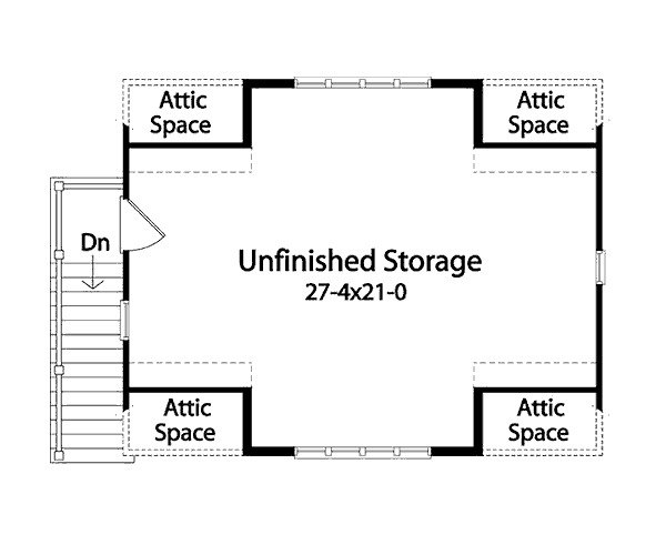 Home Plan - Country Floor Plan - Upper Floor Plan #22-546