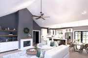 Farmhouse Style House Plan - 3 Beds 2 Baths 1615 Sq/Ft Plan #44-279 