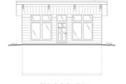 Contemporary Style House Plan - 1 Beds 1 Baths 832 Sq/Ft Plan #117-974 