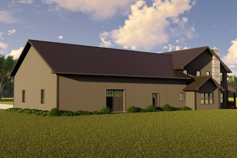 House Blueprint - Exterior - Other Elevation for Barndominium House Plan #1064-197 - 3 bed, 3.5 bath