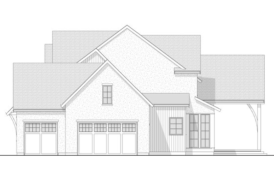Exterior - Other Elevation 1 for Farmhouse House Plan #1114-16 - 4 bed, 3.5 bath