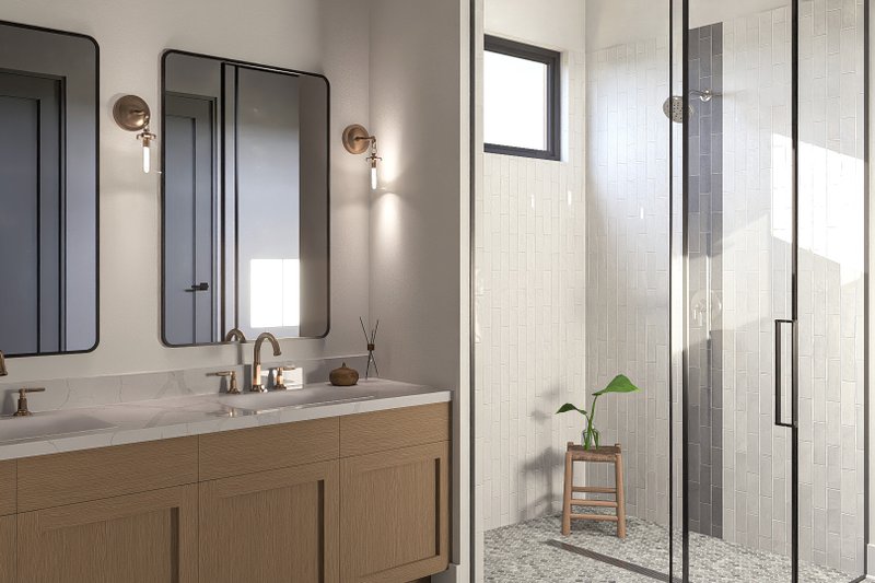 House Plan Design - Interior - Master Bathroom for Modern House Plan #455-351 - 4 bed, 3.5 bath