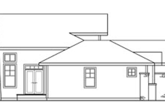 Exterior - Other Elevation for Ranch House Plan #124-218 - 3 bed, 2.5 bath