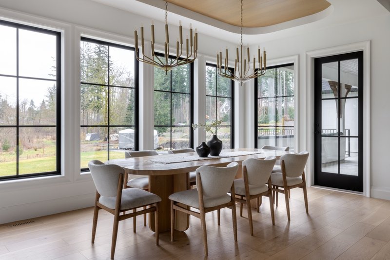 House Blueprint - Interior - Dining Room 1 for European House Plan #1114-12 - 6 bed, 4.5 bath